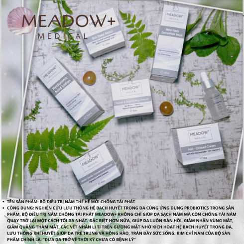 Bộ Điều Trị Nám Meadow Medical Thế Hệ Mới